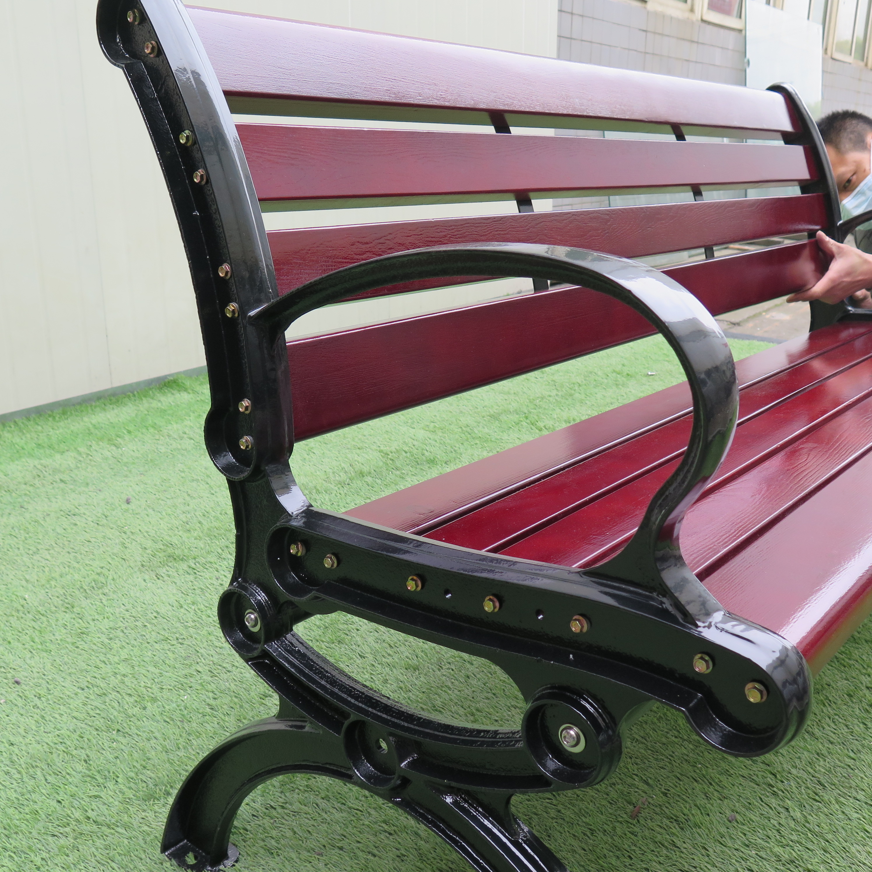 Moden Design Outdoor Stainless Steel PARK BENCH Commercial Street Bench Seat