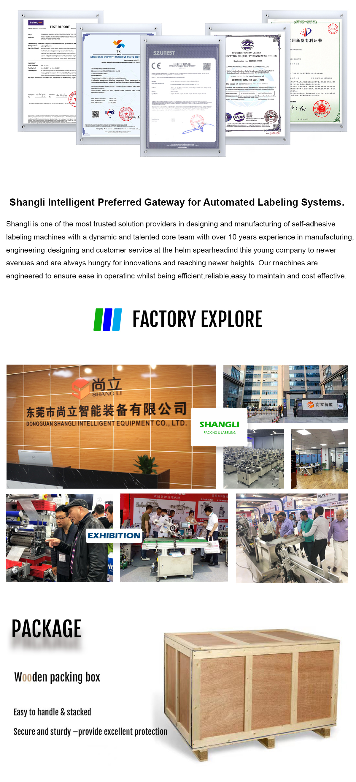 Customized Fully Automatic Plastic Packaging and Labeling Machine with 220V Voltage