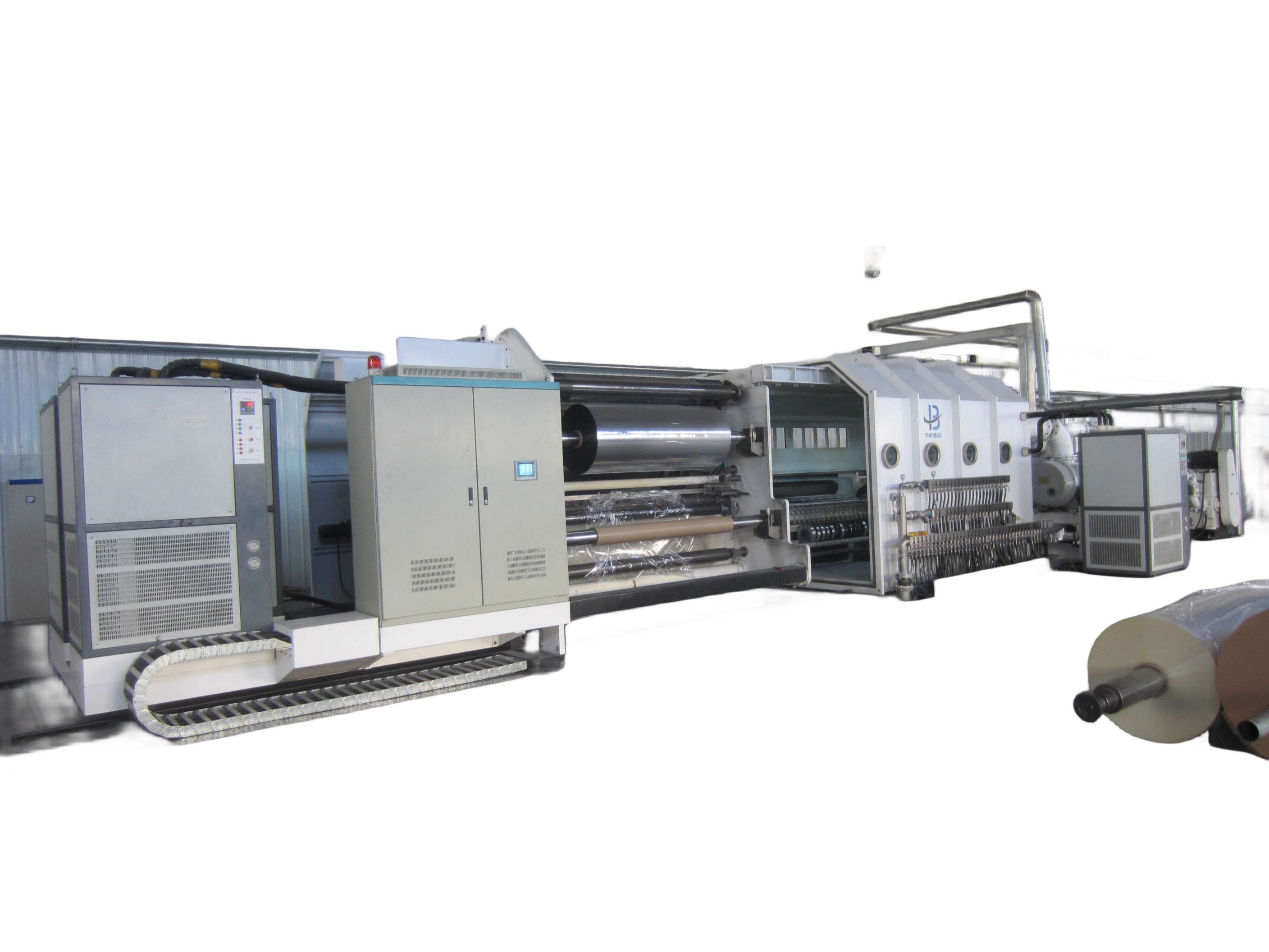 300KV Drum Vacuum Metallizer with Automatic Control and PLC Touch Screen Mode