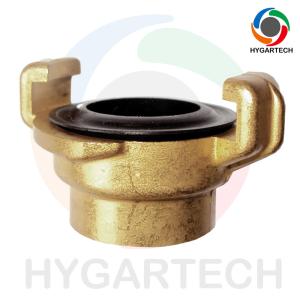 China Brass Claw Lock Hose Fitting Female Thread Hose Tap Coupling wholesale