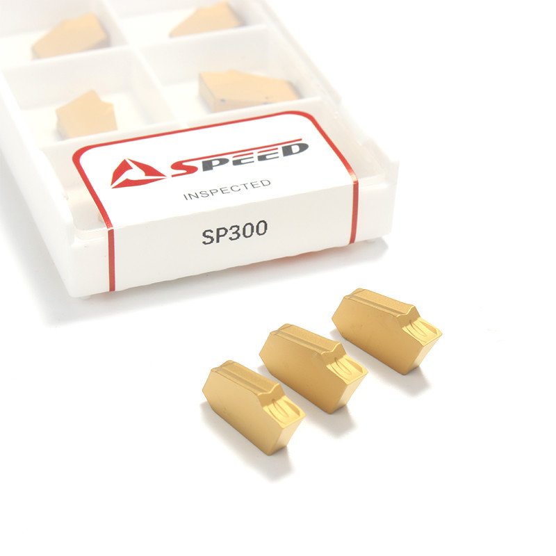 Tungsten Carbide Grooving Inserts SP200 SP300 SP400 SP500 for Precision Grooving