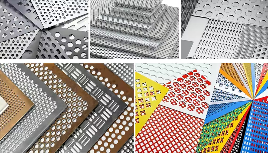 Perforated Stainless Steel Mesh Metal With Various Coatings Hole Diameters 0.5mm-20mm
