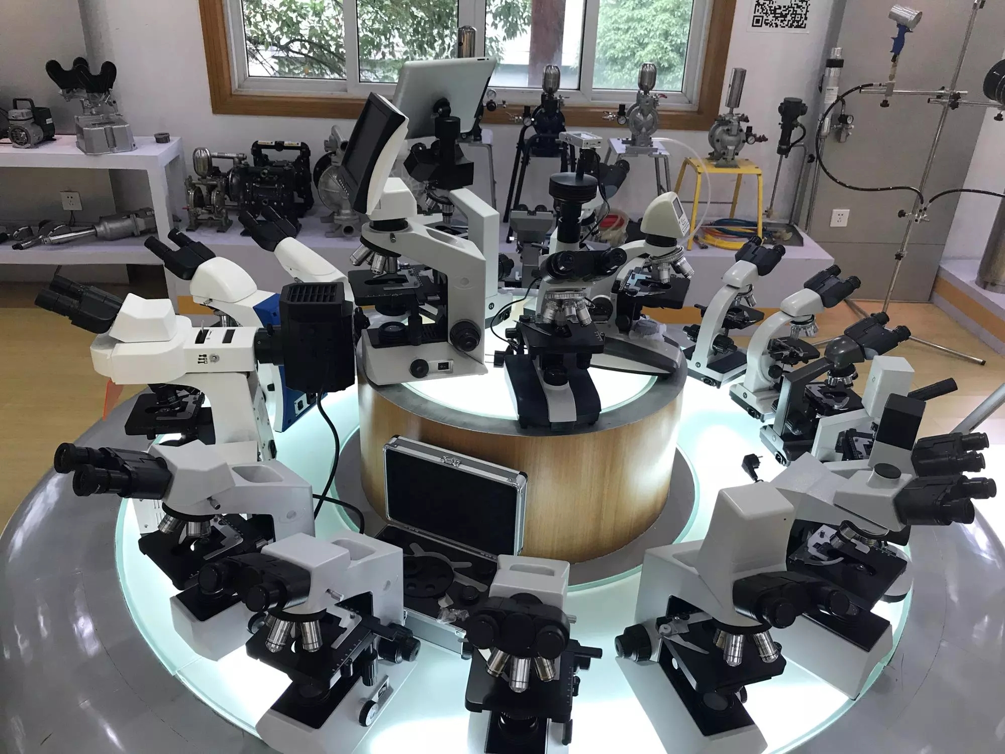 Medical Lab Industrial Measuring Microscope Optical Biological Binocular Electronic