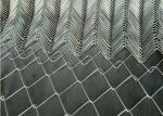 Hot Dipped Galvanized Chain Link Fence Diamond Mesh Wire Fence For Farm