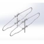 Stainless Steel two side cow free stall Anti Corrosion