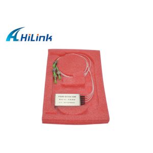 Hilink Mini Optic Switch 1X4 Single Mode FiHigh Channel Isolation With SC LC FC