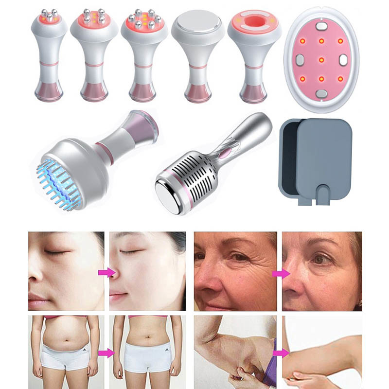 9 In 1 Ultrasonic Fat Reduction Lipo Vacuum Slimming Machine Radio Frequency Cavitation Machine