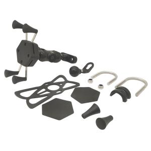 China OEM 6 Sides Long Leg X Claw Motorcycle Phone Mount For Iphone 0.45kg wholesale