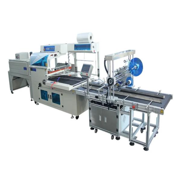 L Type Automatic Heat Shrink Wrapping Machine Pizza Box Packing