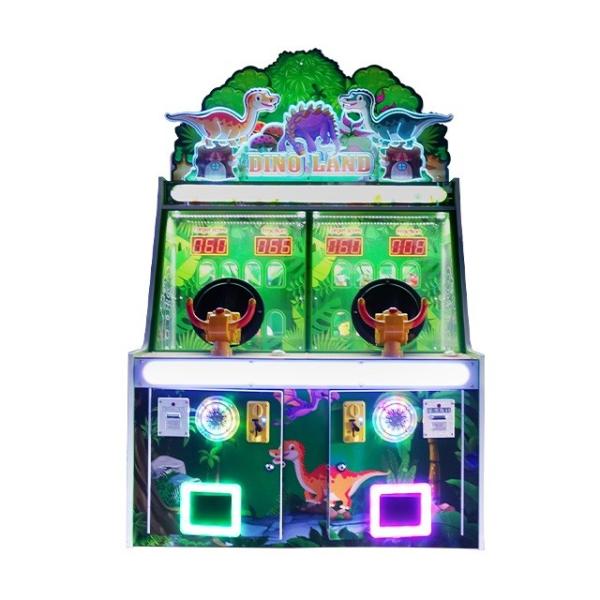 Dinosaur Park Ball Shooting Redemption Game Machine / Capsule Toy Out Arcade