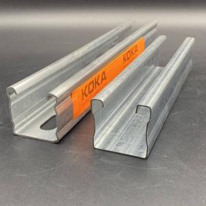 China Zinc Plated Custom Perforated 41x41 41x21 Strength Strut Channel wholesale
