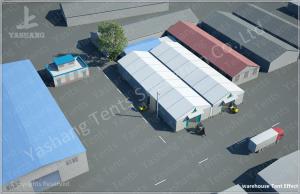 China 15x35M Transitional Large Canopy Tent Fabric Covered Storage Buildings wholesale