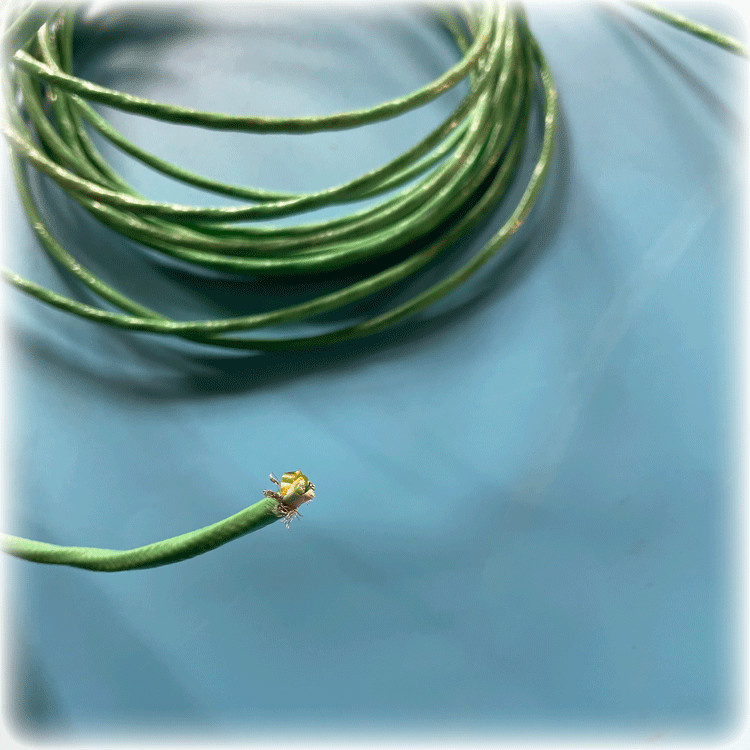 Pure Copper Bare Thermocouple Extension Cable FEP Insulated KCA 0.35MM*7/4