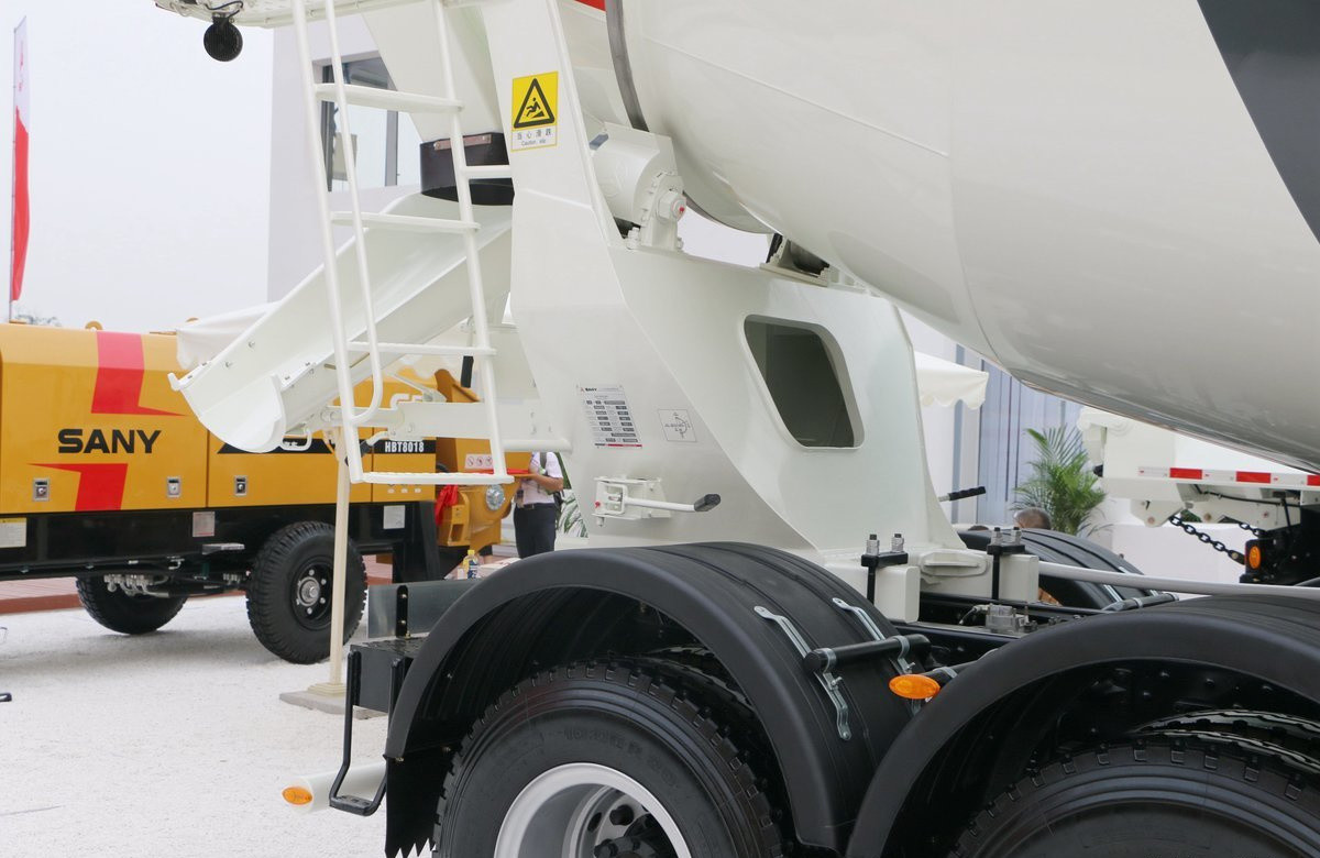 Concrete Trucks For Sale Sany Mixer Truck 8m³ Tanker Capacity 313hp Engine Fast Transmission