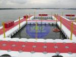 HDPE Plastic Floating Rotomolded Pontoons , OEM Custom Roto Molding