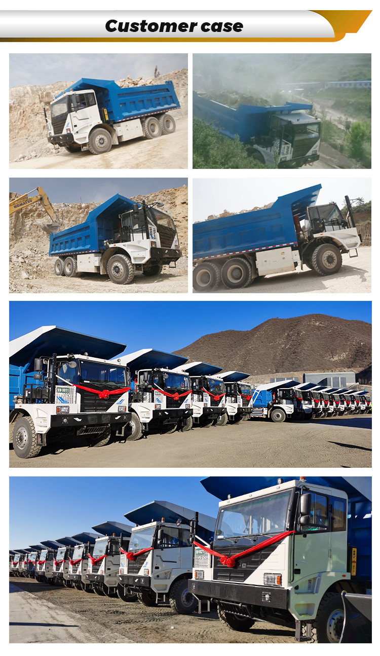 Heavy Downhill Commercial Electric Dump Truck High Efficiency