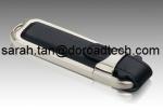 Factory Wholesale Real Capacity Leather USB Drives, USB 2.0 or USB3.0 Leather