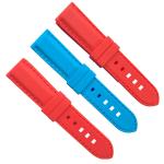 22mm Stitch Watch Band , Silicone Watch Bracelet With Quick Release