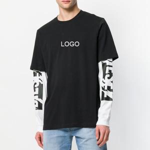 China XS-XXXXXL Size Mens Long Sleeve T Shirts , Hip Hop T Shirts White Sleeves For Mens wholesale