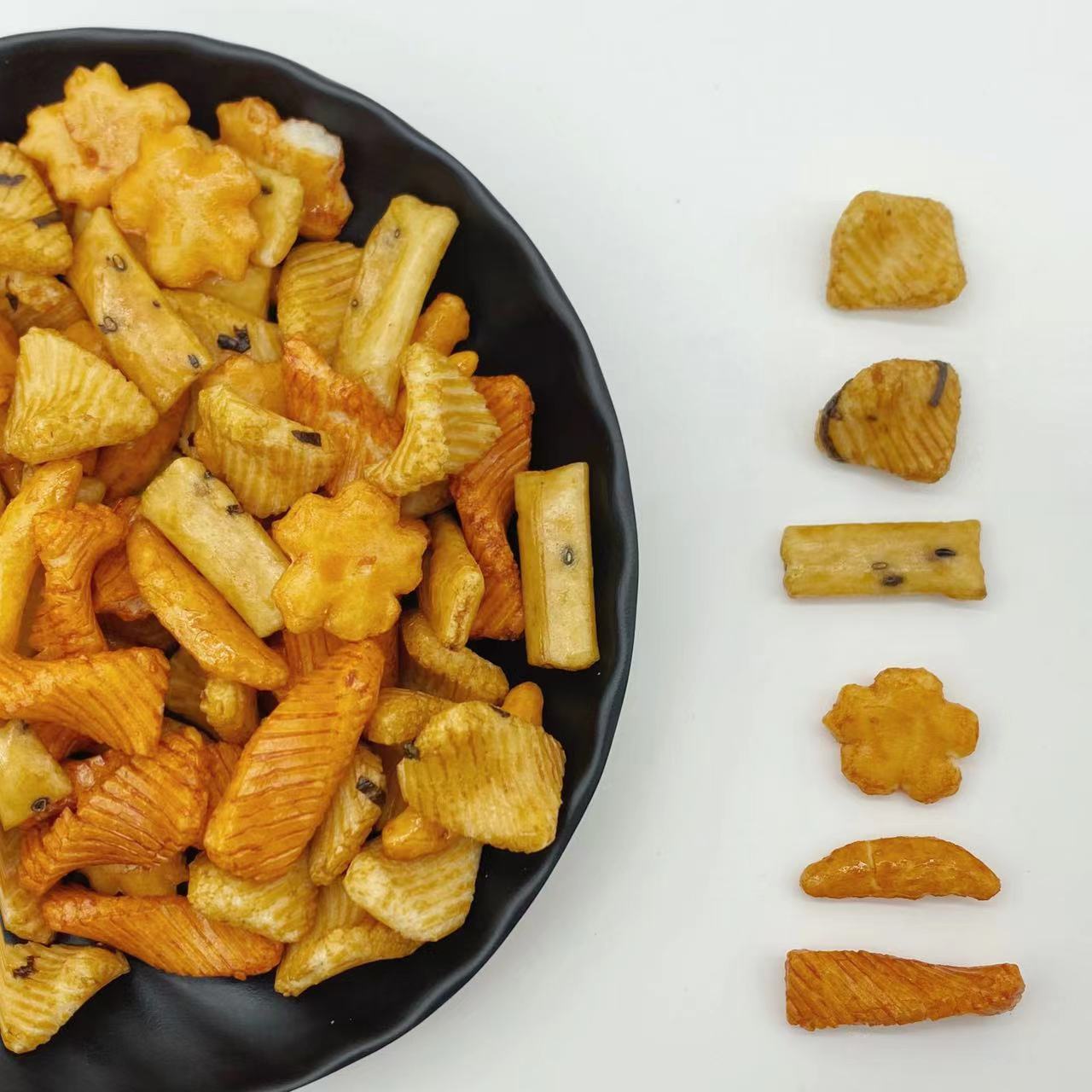 Japanese Style Baked Rice Cracker Non Fried Rice Cracker Snack Mix
