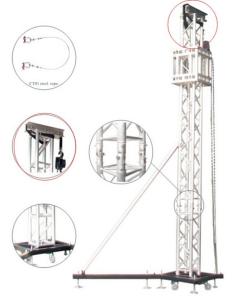 China Waterproof Aluminum Stand Truss Tower System International Truss Systems wholesale