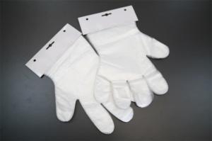 China Biodegradable Disposable Food Prep Gloves / Polyethylene Disposable Gloves wholesale
