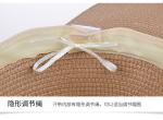 AK17519 Wide brim sunny beach paper straw hats with letter in stock , promotion