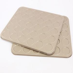 China 30 - Piece Non Stick Carbon Steel Macaron Cake Baking Pan For Home Baking wholesale