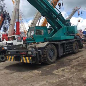 China Used KATO 50Ton Rough Terrain Crane , Second Hand Truck Mounted Cranes on sale