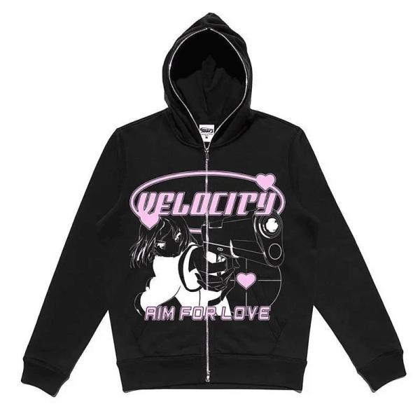 OEM Custom Oversized High Quality 100% Cotton Full Face Zip up Hoodie Heavyweigh