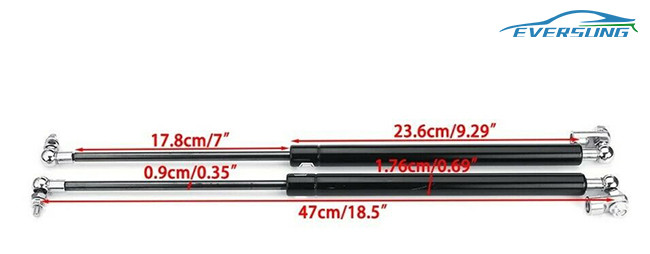 Steel Hydraulic Bonnet Struts 47mm car hood shocks Fit Ford 2013-20 New Mondeo