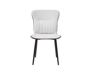 China Fashionable Metal Dining Chairs With Upholstered Seats wholesale