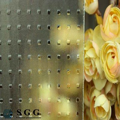 5mm Clear Winner Patterned Glass with CE,CCC Certification