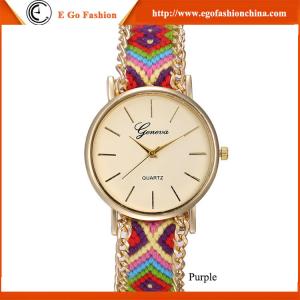 China GV02 Canvas Band Fashion Jewelry Watch Woman Quartz Analog Watches Unisex Sports Watch New wholesale