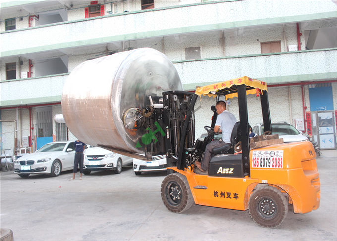 Cylindrical Customization Water Stainless Steel Storage Tank With Pressure Use In Food Grade