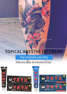 China Microblading Lidocaine TKTX Tattoo Numbing Cream Tag #45 Permanent Makeup Cream wholesale