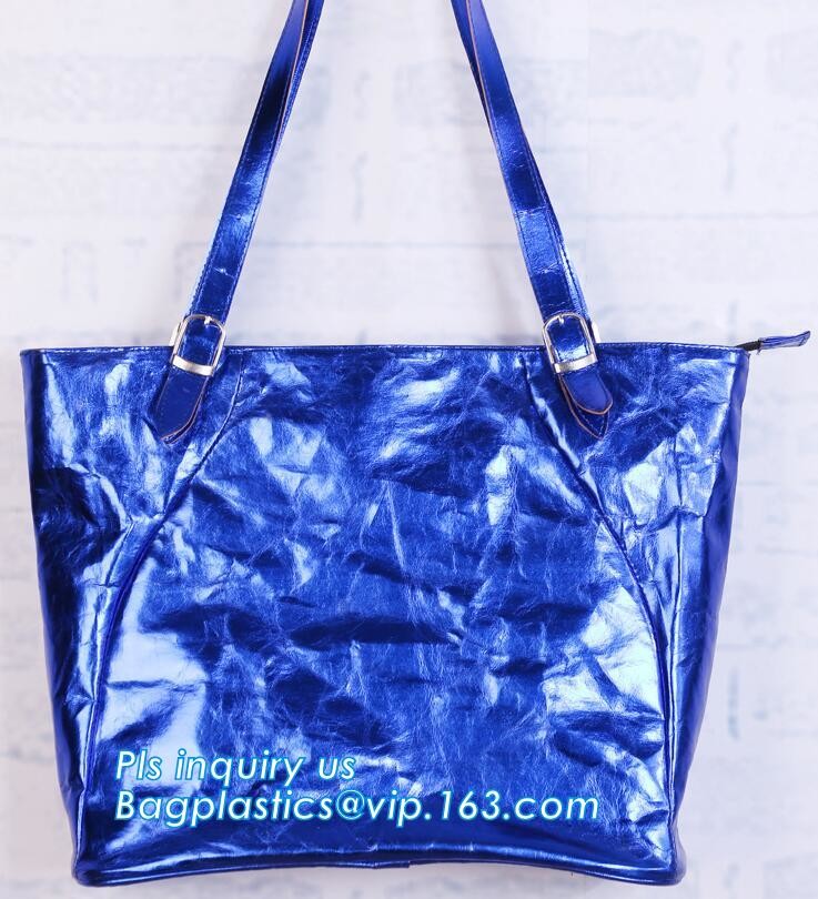 Dupont Tyvek PU coated shopping bag PU coated Tyvek bag PU coated tyvek eco bag,Tote Bag Cotton With Logo Printing Tyvek