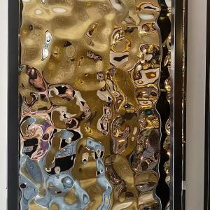 China Decorative Color Sheet Mirror Gold 302 304 304l Water Corrugated Stainless Steel Plate wholesale