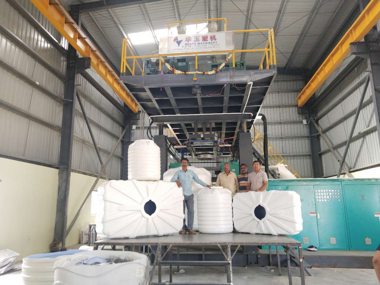Plastic Pallet Blow Moulding Machine 2 Layers Double Side