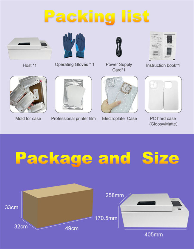 DAQIN Automatic Phone Case DIY Machine Inkjet Printing Plastic Phone Case Printer With Sublimation Technolog