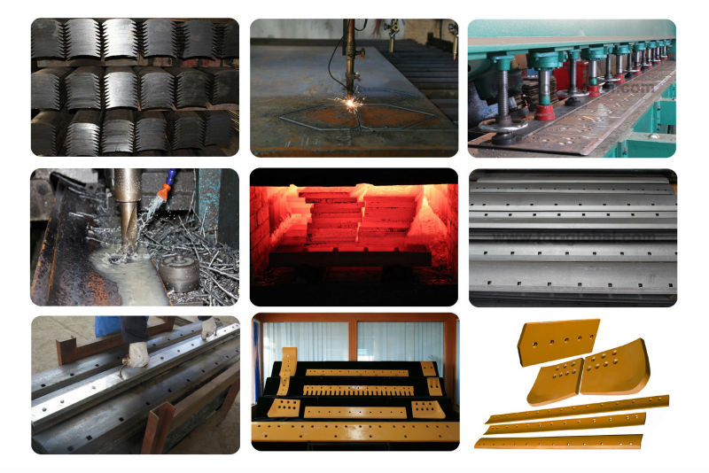 High Hardness Bulldozer Cutting Edges End Bits in Yellow or Black with 30MNB and High Carbon Steel