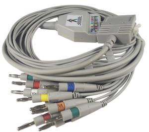 China Burdick Ek10 EKG Cable 10 Leads Banana 4.0 End 12 Months Warranty wholesale