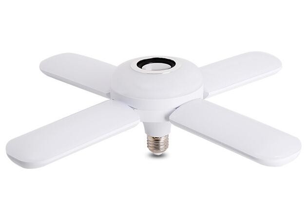 Projector Smart Music Lighting RGB Three Leaves Fan Shaped With Remote Control