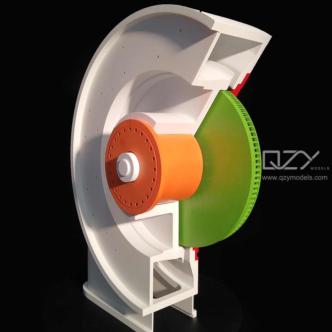 1/10 3D Industrial Scale Models Mechanical Inner Structure Custom