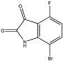 China 7-bromo-4-fluoroindoline-2,3-dione[1245648-36-5] wholesale