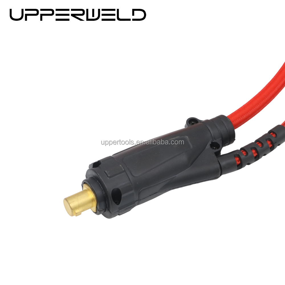 Customized Support ODM WT125 TIG Welding Torch with Red Cable Glass Cup and Gas Lens