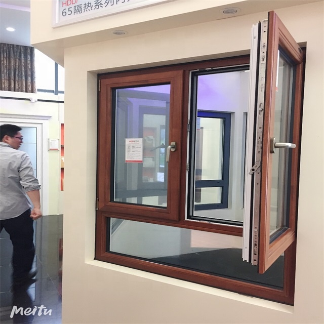 Timber Look Aluminum Alloy Profile Elegant Appearance Smooth And Subtle Edges