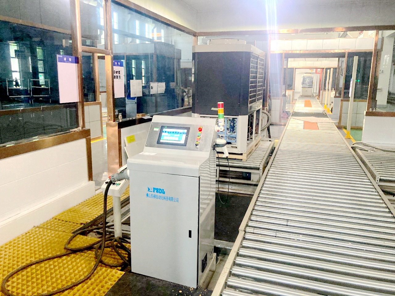 Air Source Heat Pump Assembly Line Production Line For Industrial