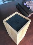 stainless steel knife set with block for kichen tools