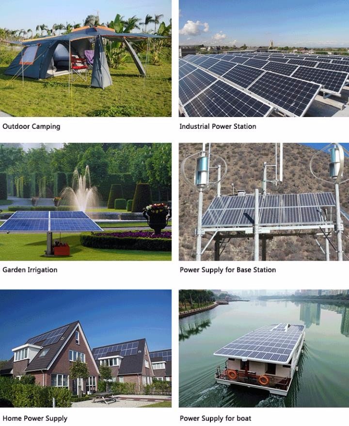 100w 200w Poly Cell Aluminum Glass Solar Panel Off The Grid On Grid Solar Panel